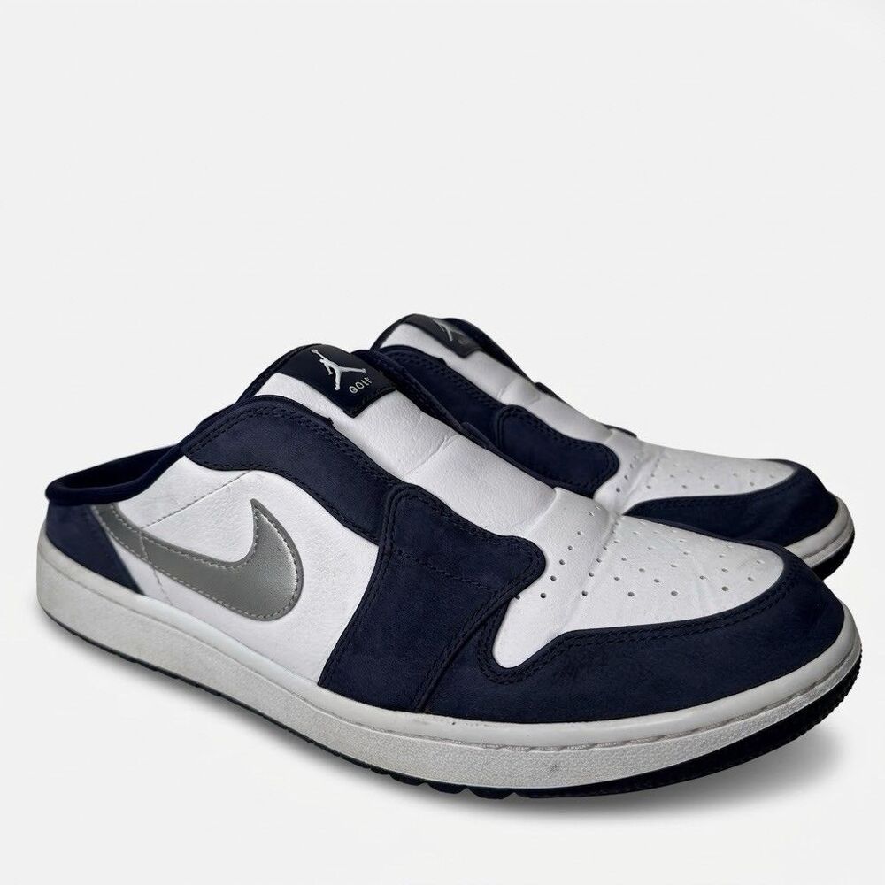 Nike Air Jordan 1 Mule Golf Shoes Midnight Navy FJ1214-102 Mens 11 AJ1